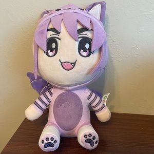 InquisitorMaster Bat Kitten Light Sleepover Plush Purple Misa Inquisitor Master